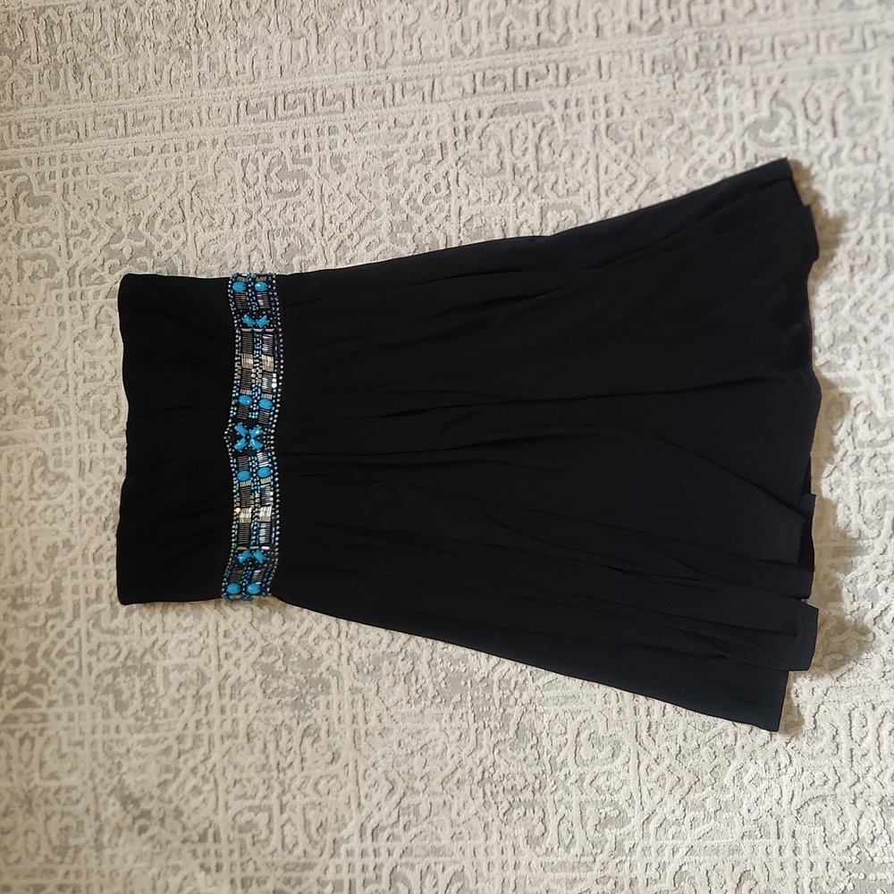 White & Black Dress